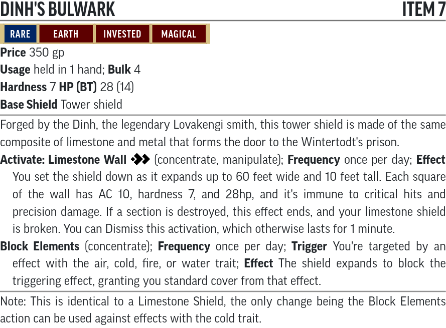 Dinh's Bulwark